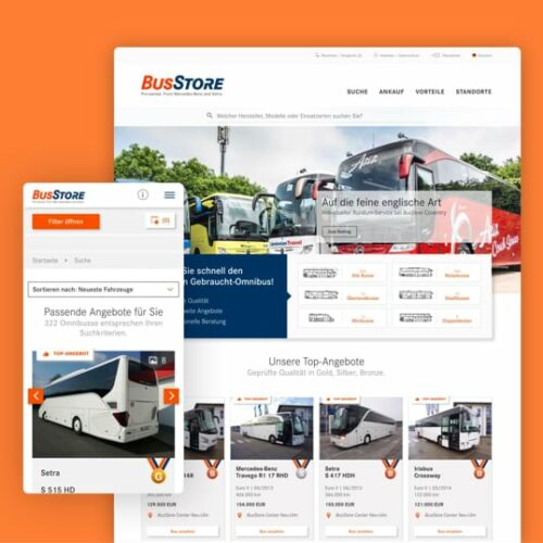 Facelift für Bus-Store.com, der Online-Plattform für Omnibus-Gebrauchtfahrzeuge