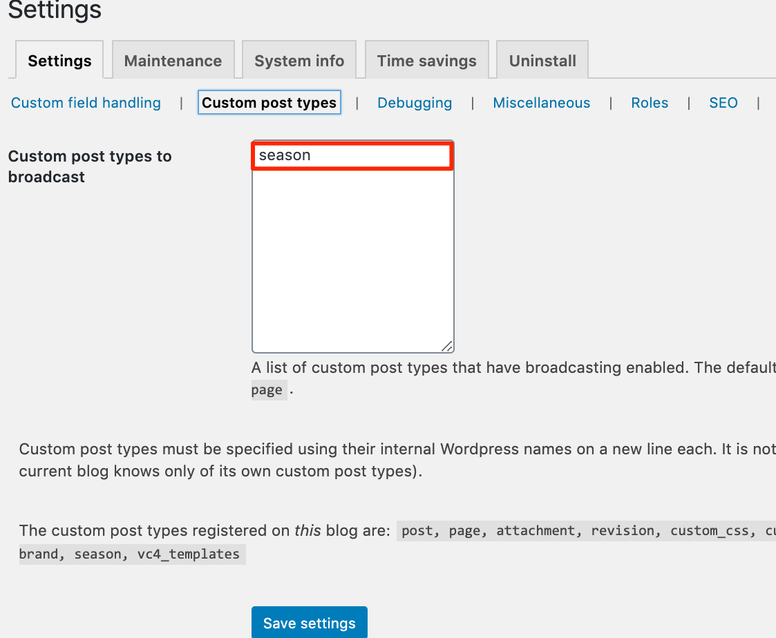 Plugin Broadcast