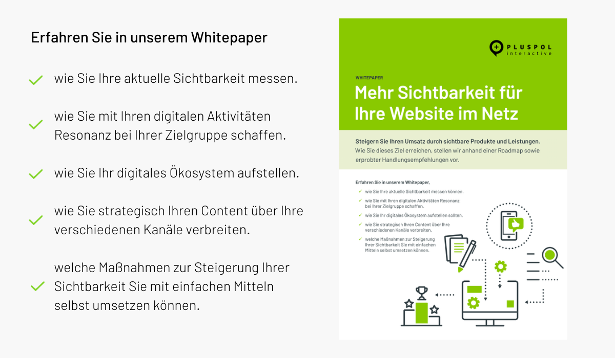 Informationen zum Whitepaper mehr Sichtbarkeit für Ihre Website im Netz