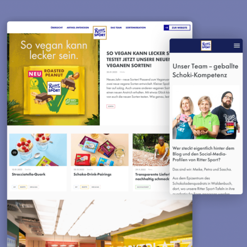 Relaunch Ritter Sport Blog