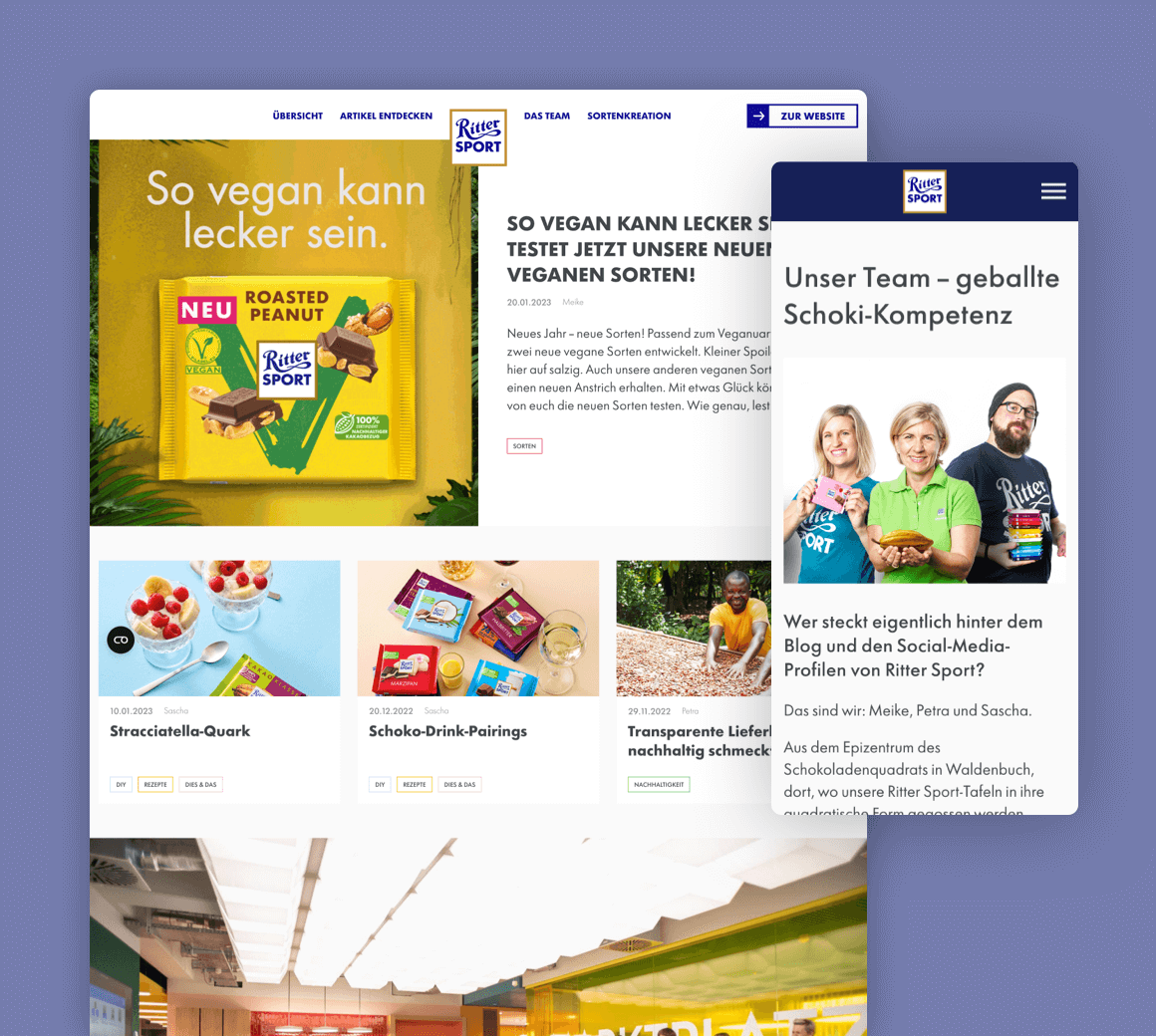 Relaunch Ritter Sport Blog