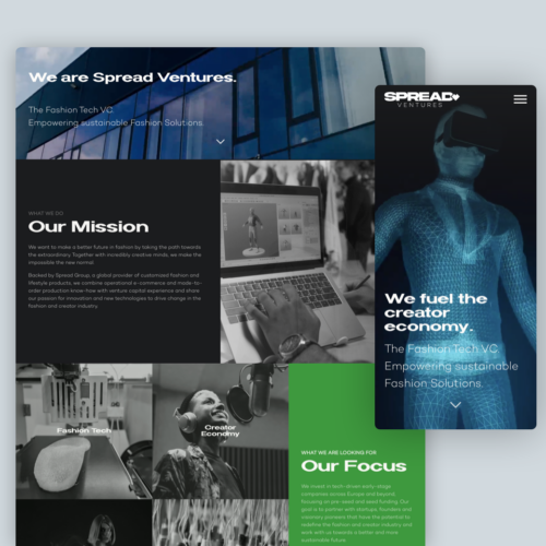 Launch Spread Ventures Website