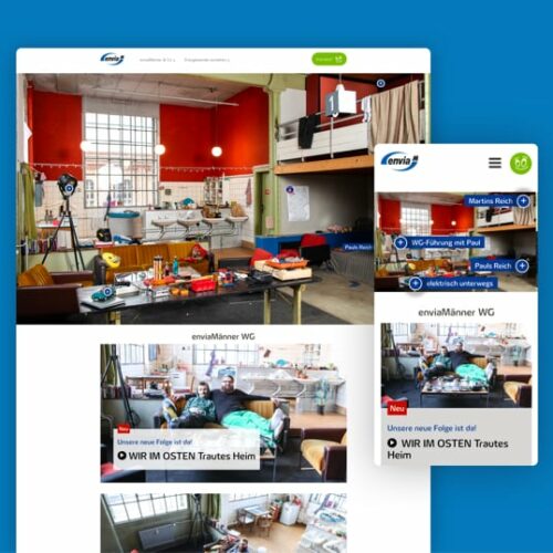 Weiterentwicklung der enviaM Online-Plattform „Wir im Osten“