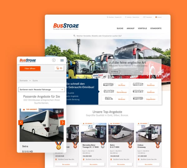 Facelift für Bus-Store.com, der Online-Plattform für Omnibus-Gebrauchtfahrzeuge