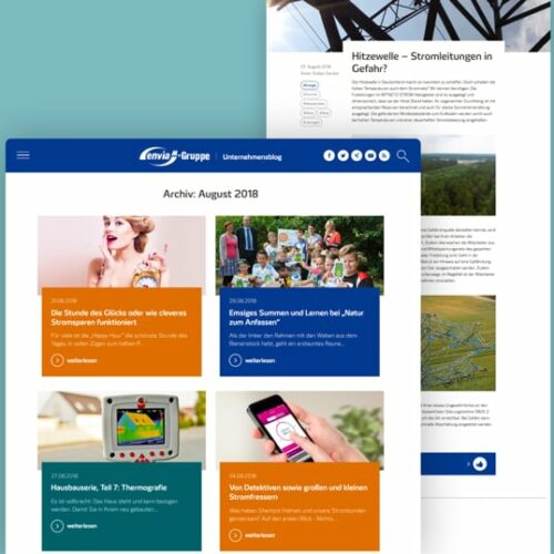 Rebranding des Corporate Blogs der enviaM-Gruppe