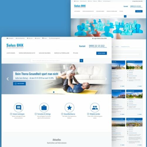 Relaunch der Salus BKK Corporate Website