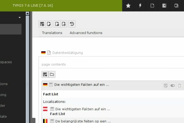 TempleVoila Plus TYPO3 Vorschau im Backend von TYPO3