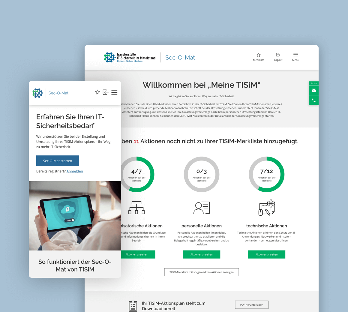 Sec-O-Mat: Entwicklung eines Online-Tools zur Abfrage des IT-Sicherheitsbedarfs