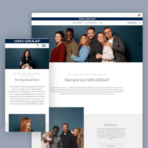 Relaunch der internationalen Karriere-Seiten