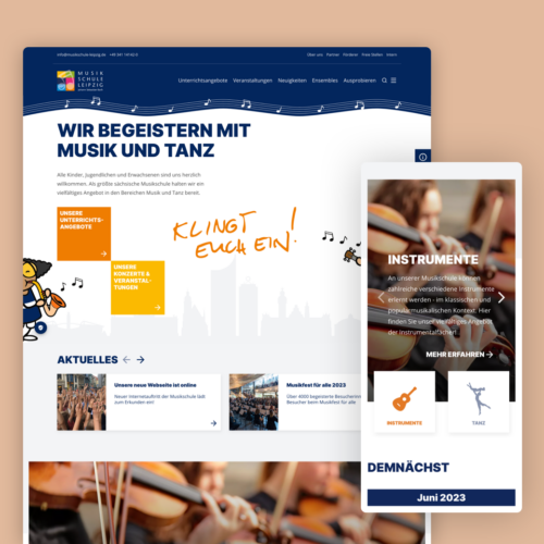 Relaunch Musikschule Leipzig „Johann Sebastian Bach“
