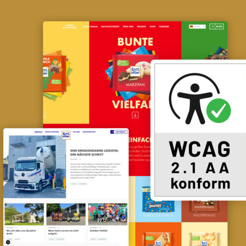 Barrierefreiheit: Ritter Sport – Umsetzung für Websites & Blog